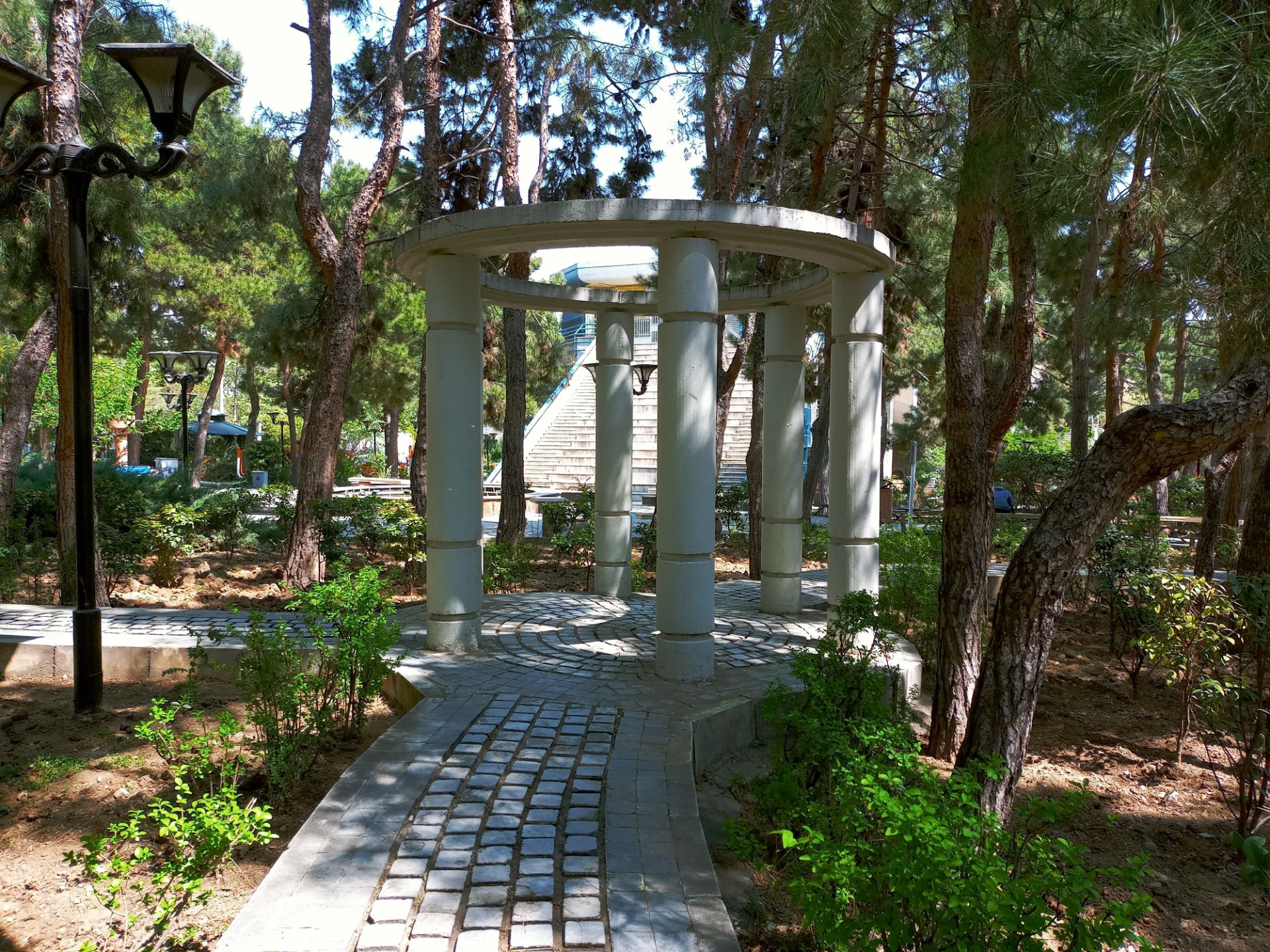 عکس نمونه دوربین اصلی ال جی K61 در نور مناسب - نمایی از پارک صبا جردن