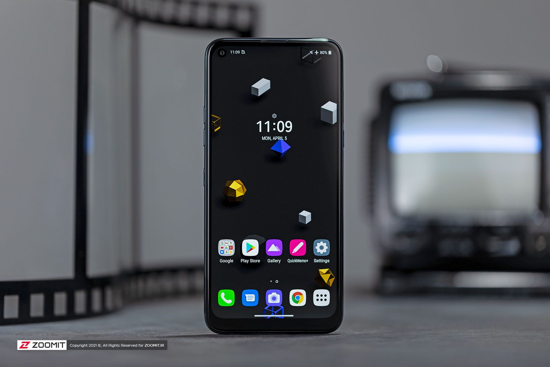 حالت تیره روی گوشی گوشی ال جی K61