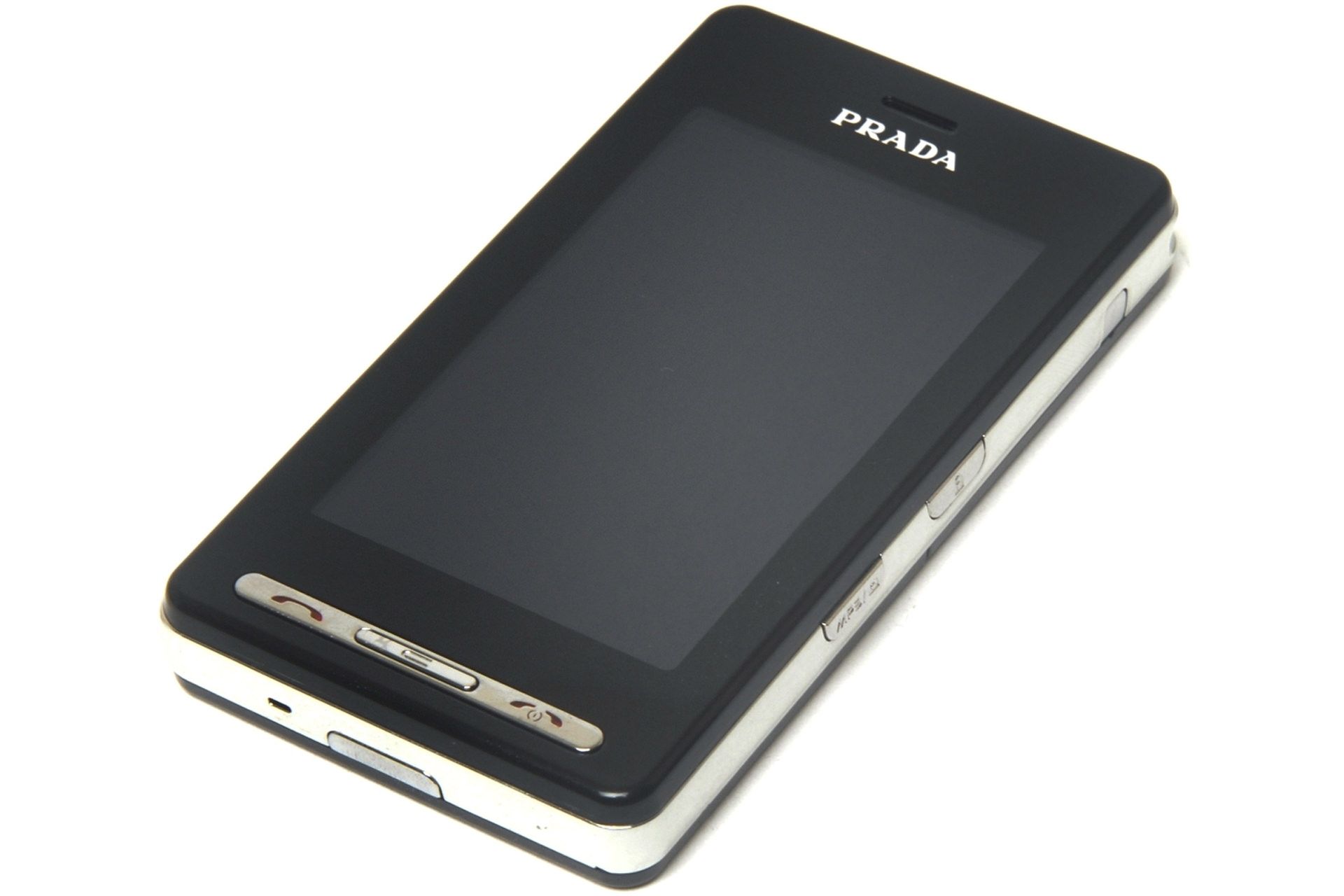 گوشی ال جی پرادا / LG Prada مدل مشکی از نمای سه رخ