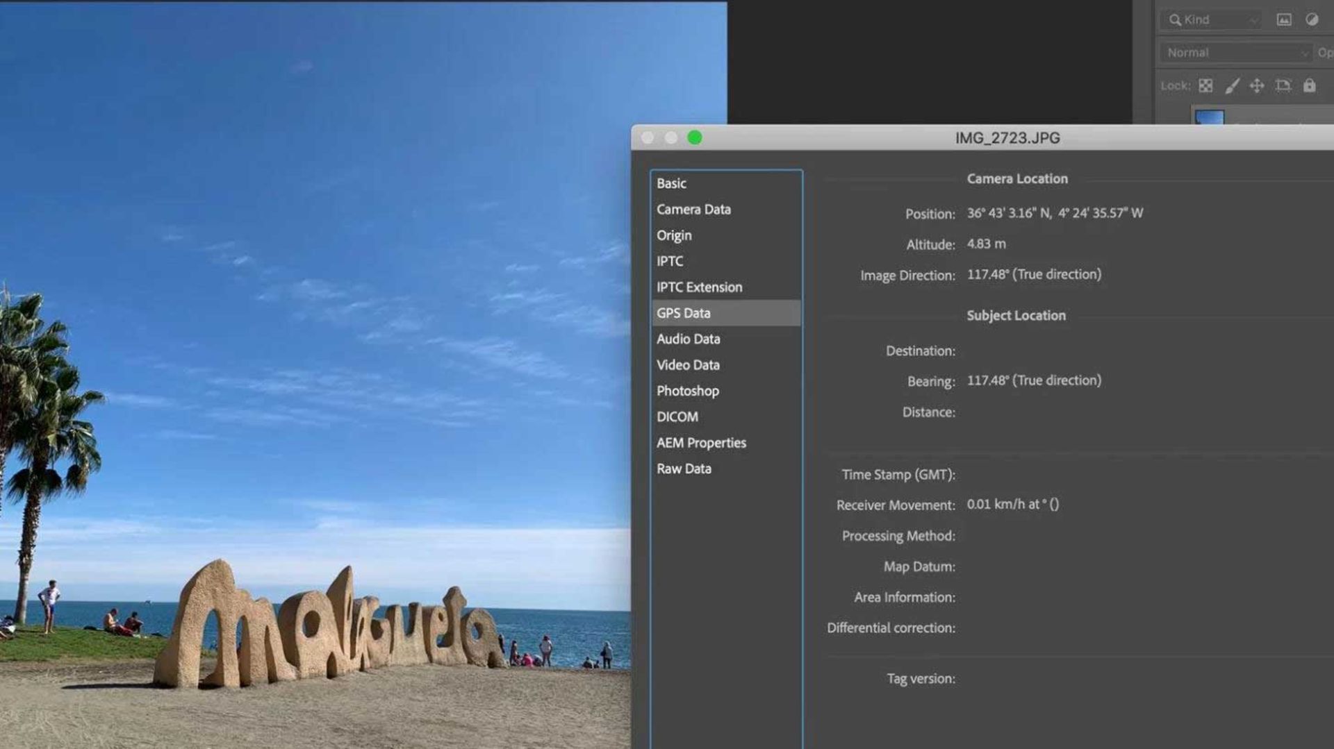 متادیتای عکس
