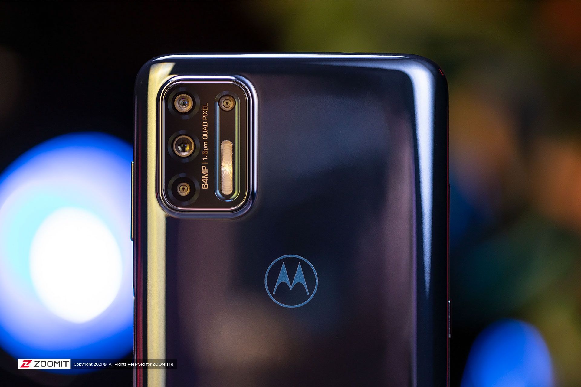دوربین پشتی گوشی موتو جی ۹ پلاس موتورولا از نمای نزدیک