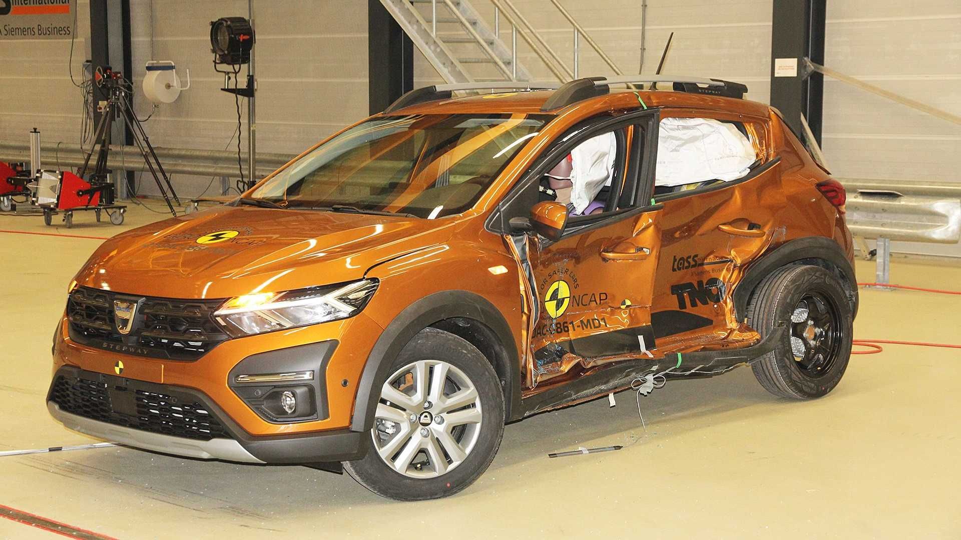 تست تصادف رنو ساندرو استپ وی  / Dacia Sandero StepWay