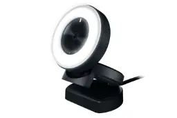 نمای جلو  وب کم کیو ریزر رنگ مشکی