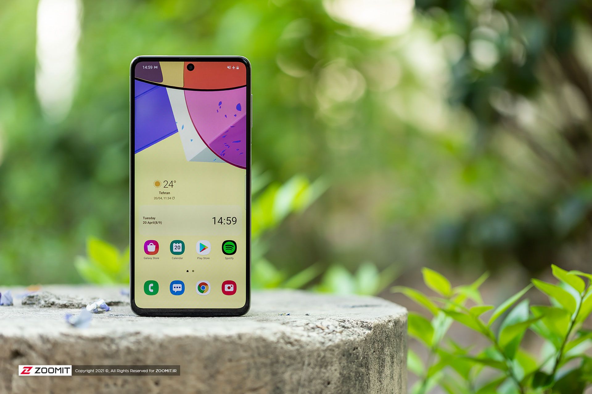 طراحی جلو و صفحه نمایش گوشی گلکسی M51 سامسونگ 