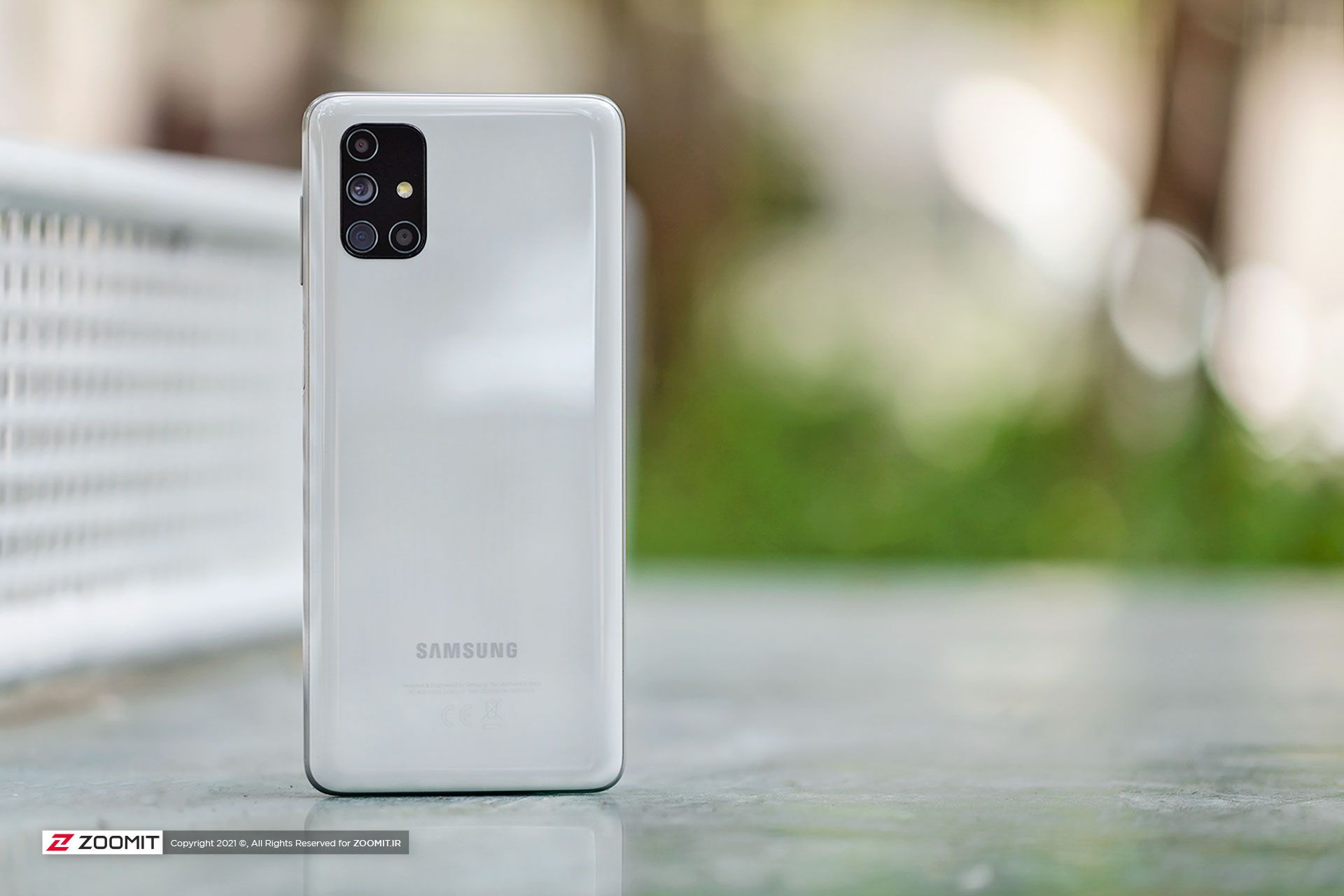 نمای کلی و طراحی پشت گوشی گلکسی M51 سامسونگ 