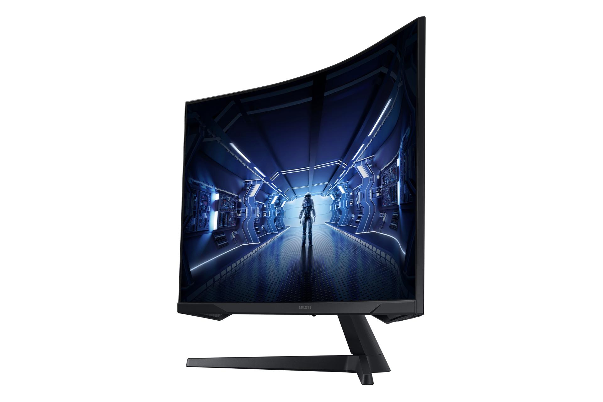 نمای راست مانیتور سامسونگ 32 اینچ مدل ادیسه جی 5 Samsung Odyssey G5 LC32G55T QHD