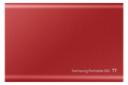 پشت SSD سامسونگ Samsung T7 USB 3.2 Gen 2 قرمز