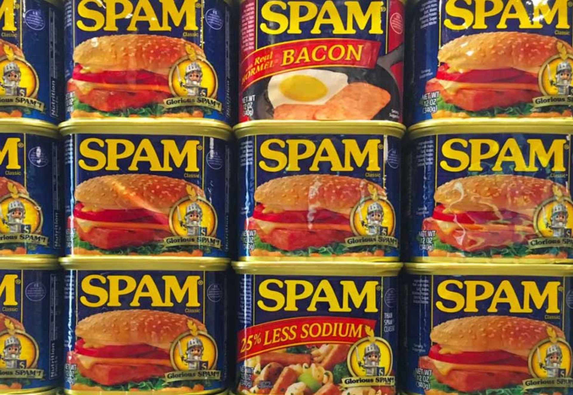 گوشت کنسروی اسپم