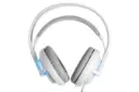 نمای روبرو هدست گیمینگ استیل سریز SteelSeries Siberia v2 USB سفید