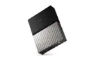 نمای جلو هارد دیسک وسترن دیجیتال My Passport Ultra USB 3.0 ظرفیت 4 ترابایت رنگ مشکی و نقره ای