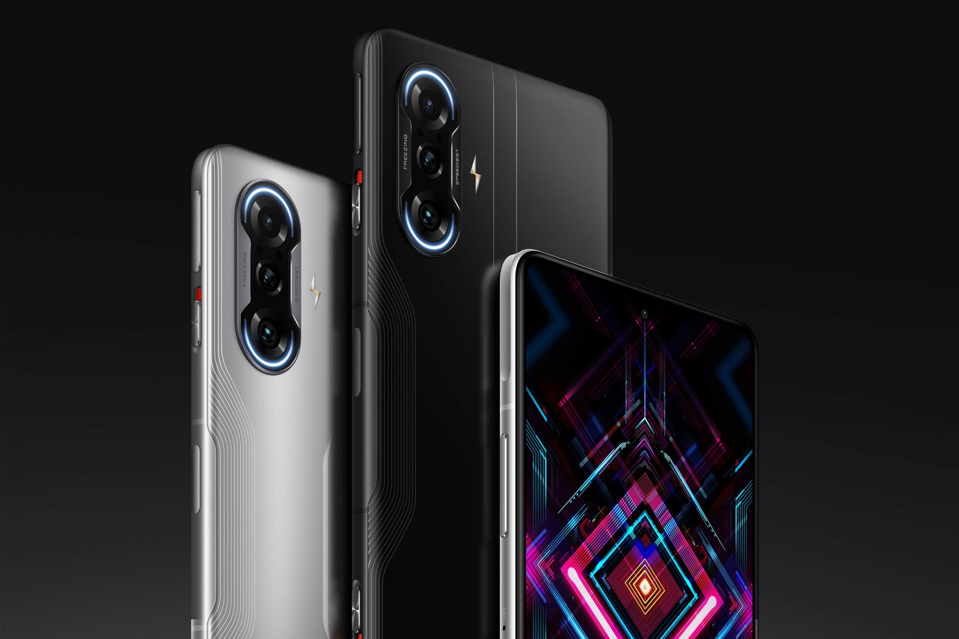 دو رنگ ردمی K40 گیمینگ ادیشن / Redmi K40 Gaming نیمه بالایی گوشی