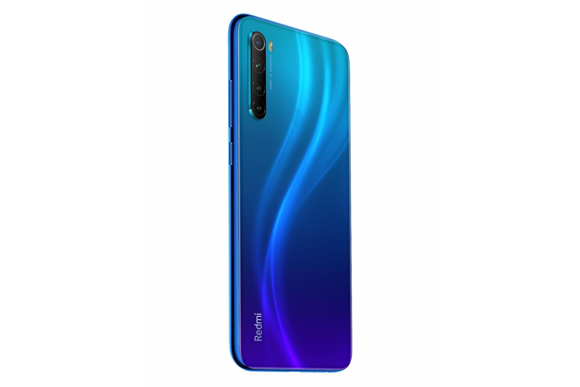 نمای چپ گوشی موبایل ردمی نوت 8 شیائومی Xiaomi Redmi Note 8 آبی