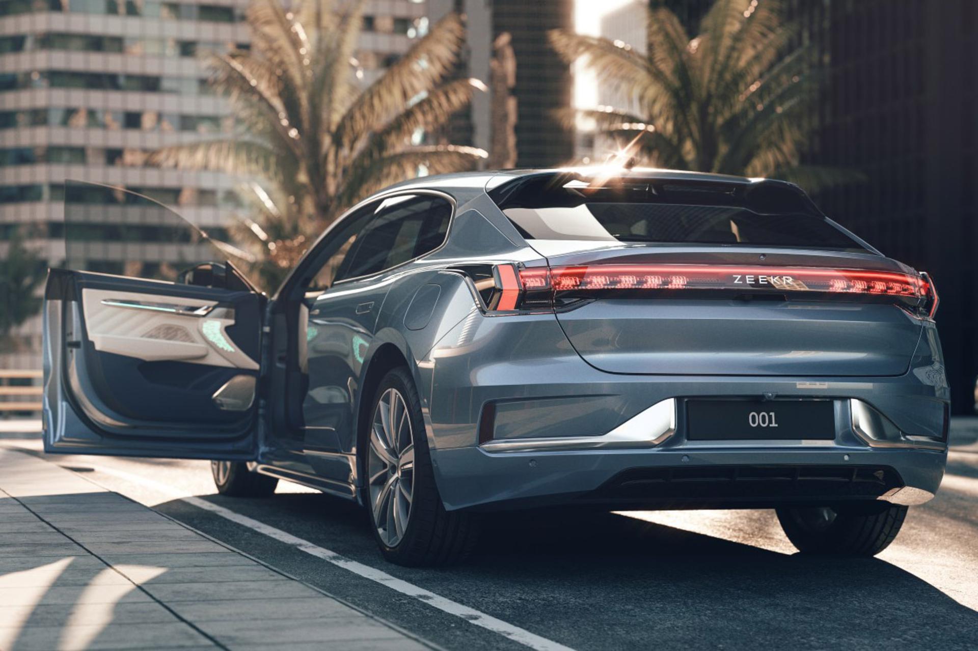 نمای پشت جیلی زیکر Geely Zeekr 001