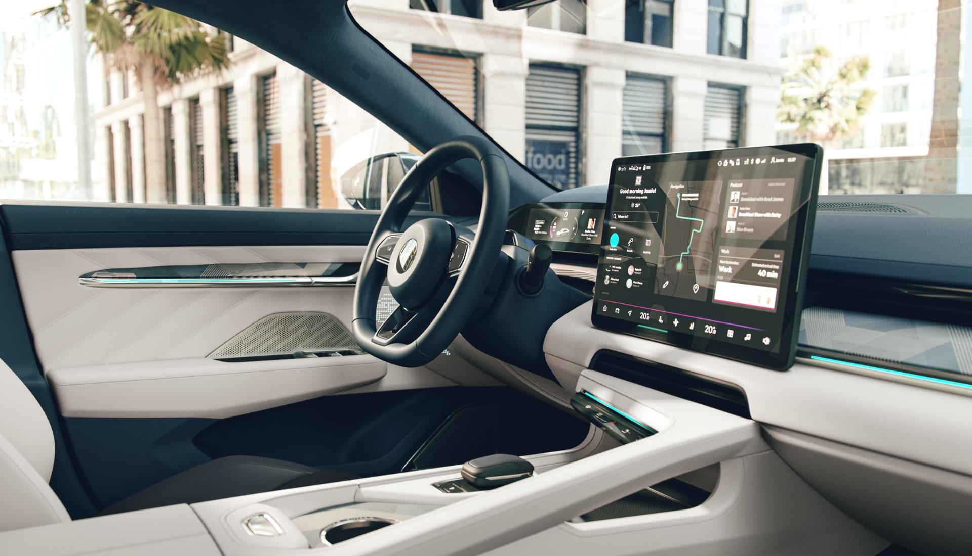 نمای کابین جیلی زیکر Geely Zeekr 001