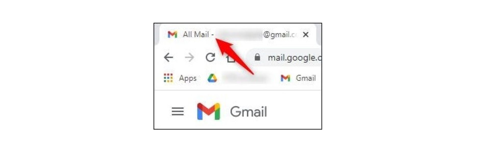 تعداد ایمیل‌های خوانده‌نشده در تب مرورگر