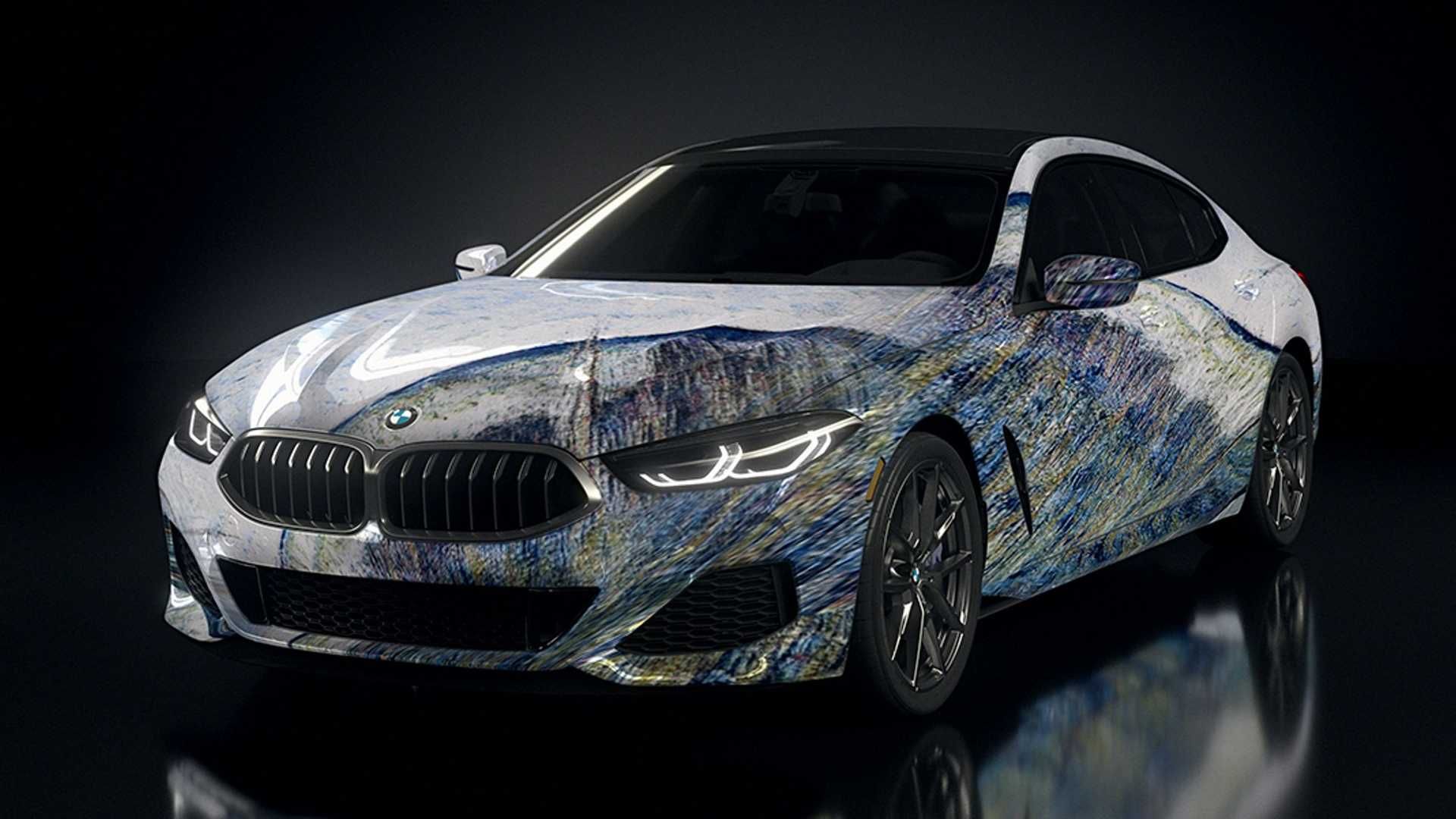 بی ام و سری 8 گرن کوپه / BMW 8 Series Gran Coupe با طرح رنگ تلفیق هنر قدیم و مدرن