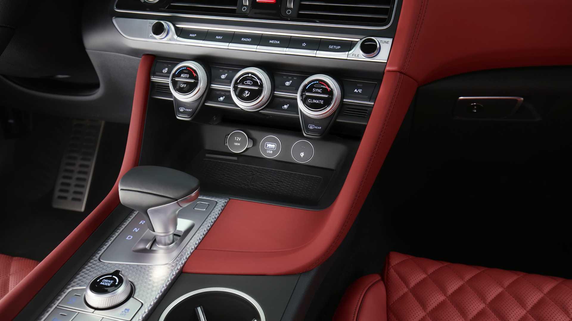 کنسول مرکزی جنسیس جی 7-شوتینگ بریک / Genesis G70 Shooting Brake خاکستری رنگ