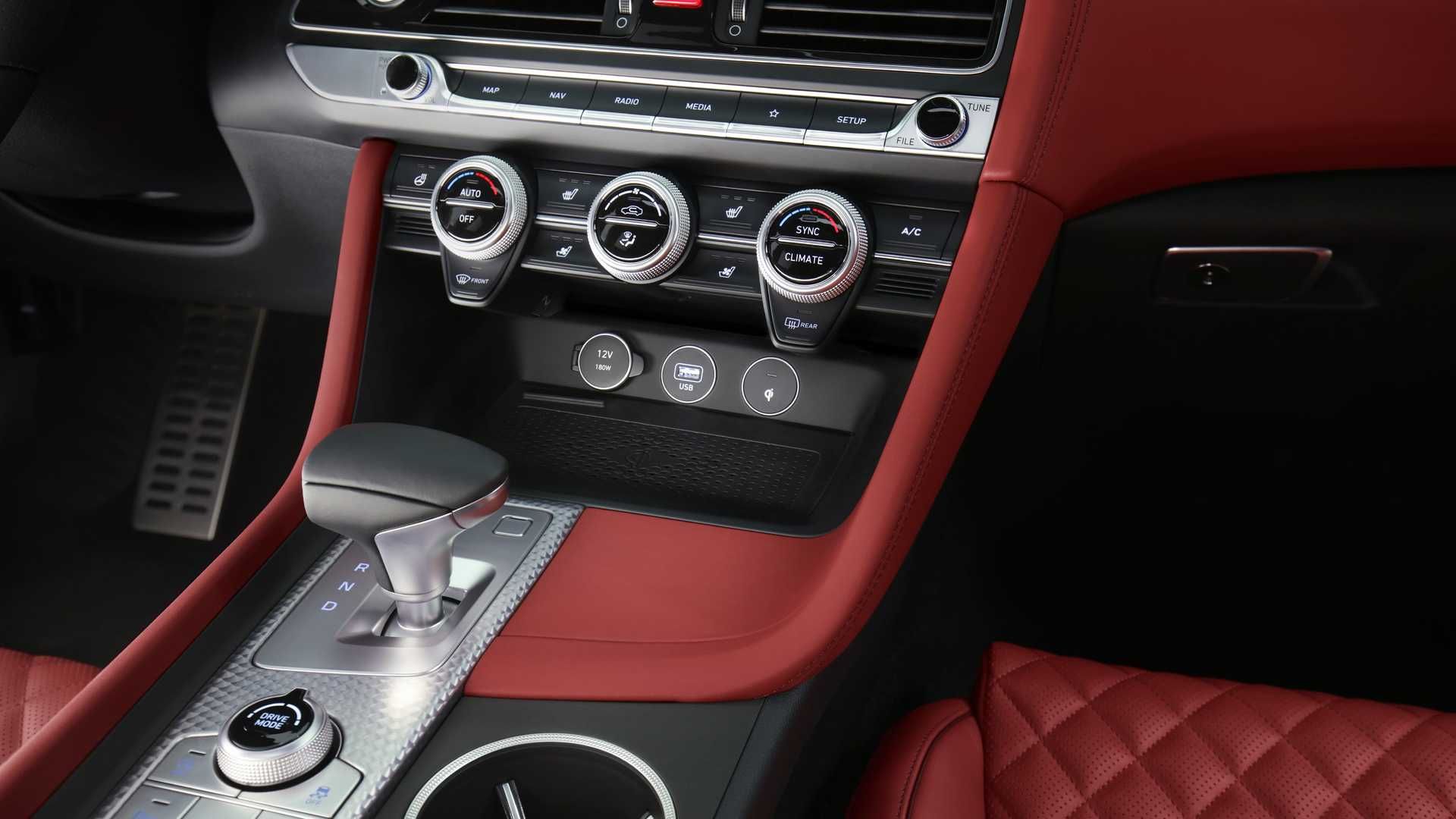 کنسول مرکزی جنسیس جی 7-شوتینگ بریک / Genesis G70 Shooting Brake خاکستری رنگ