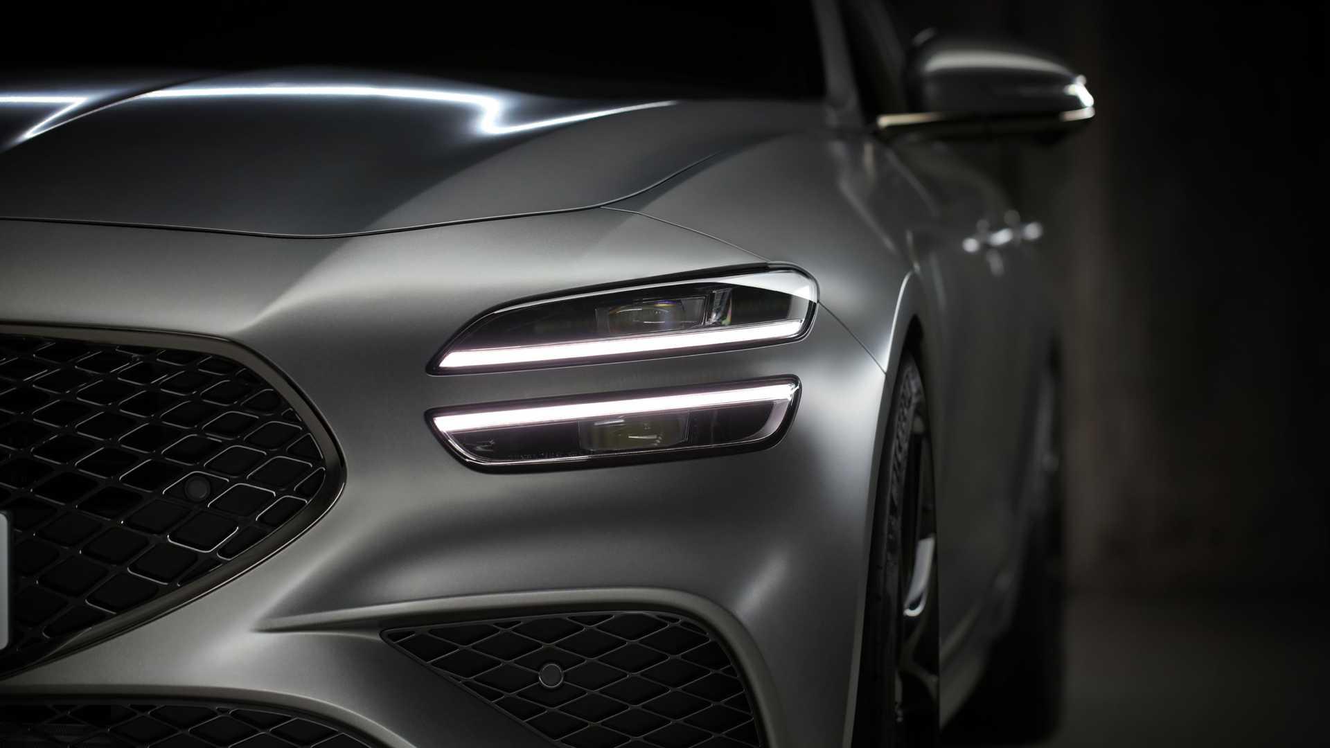 چراغ جلو جنسیس جی 7-شوتینگ بریک / Genesis G70 Shooting Brake خاکستری رنگ