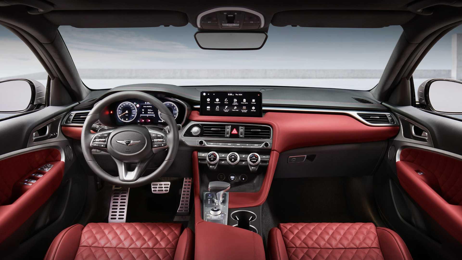 داشبورد و کابین جنسیس جی 7-شوتینگ بریک / Genesis G70 Shooting Brake خاکستری رنگ