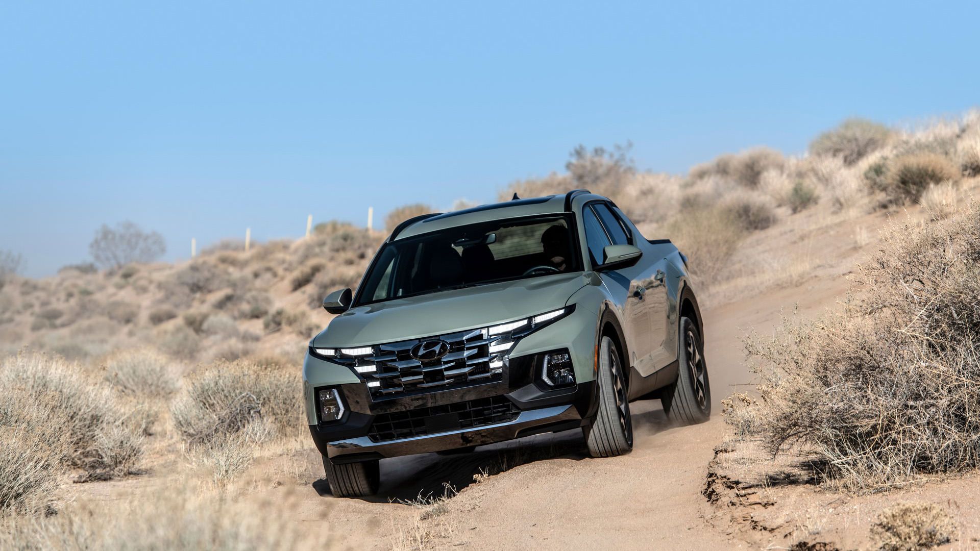 وانت پیکاپ هیوندای سانتاکروز / 2022 Hyundai Santa Cruz در کویر