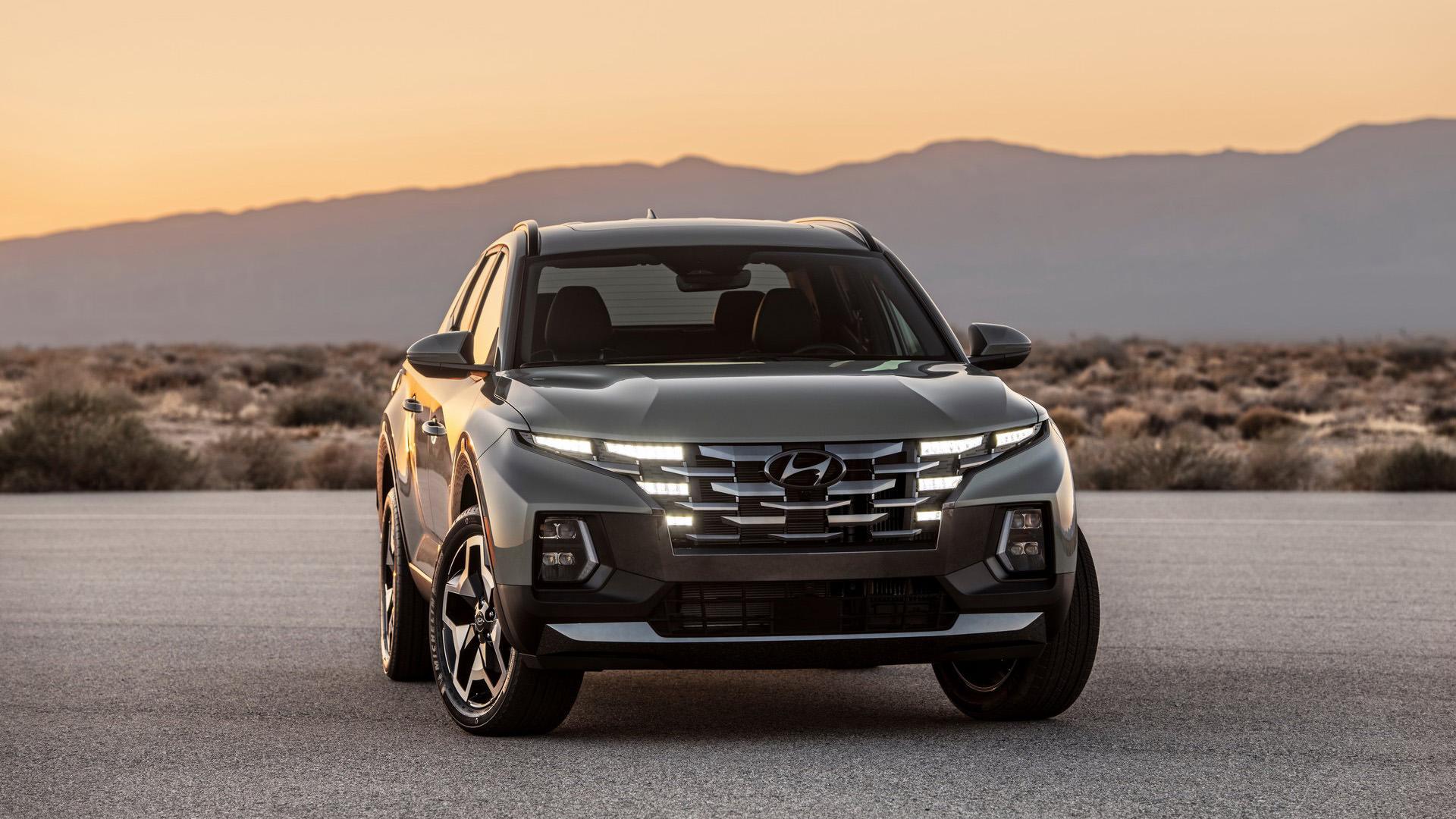 چراغ های جلو وانت پیکاپ هیوندای سانتاکروز / 2022 Hyundai Santa Cruz
