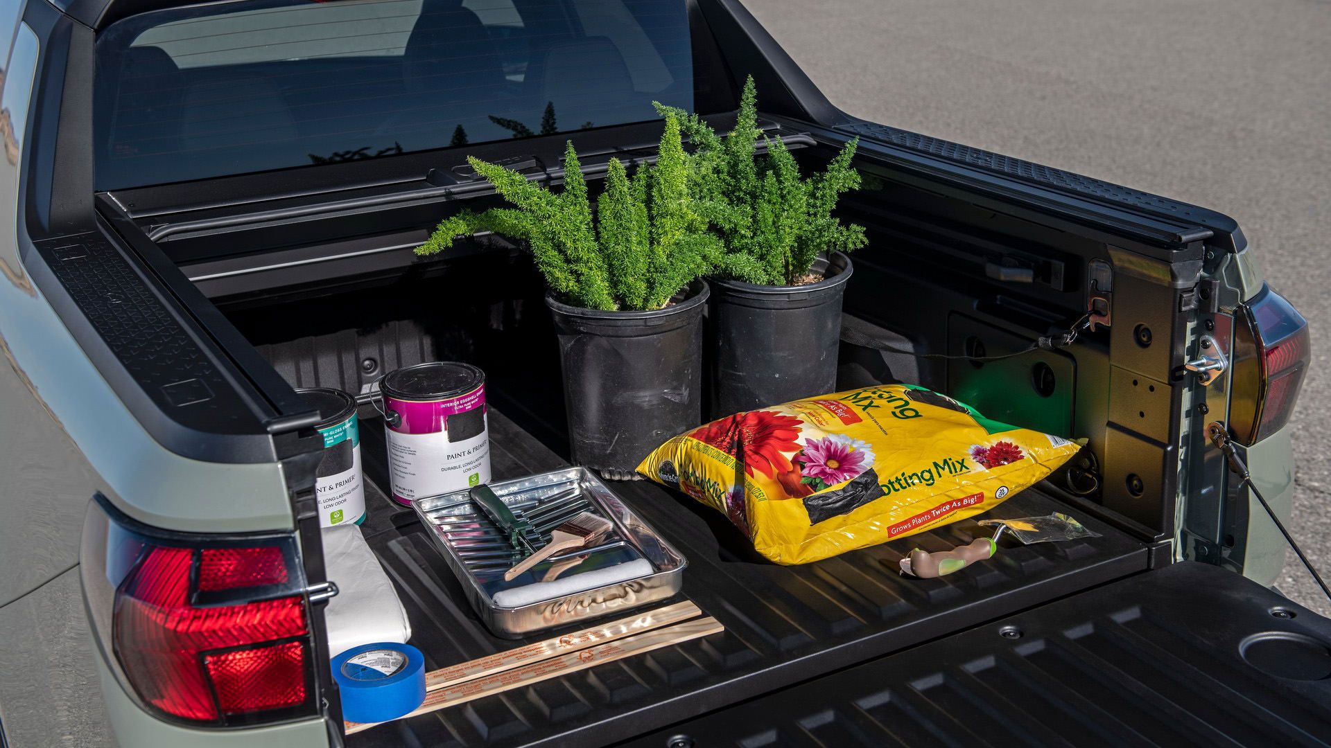 کفی عقب وانت پیکاپ هیوندای سانتاکروز / 2022 Hyundai Santa Cruz