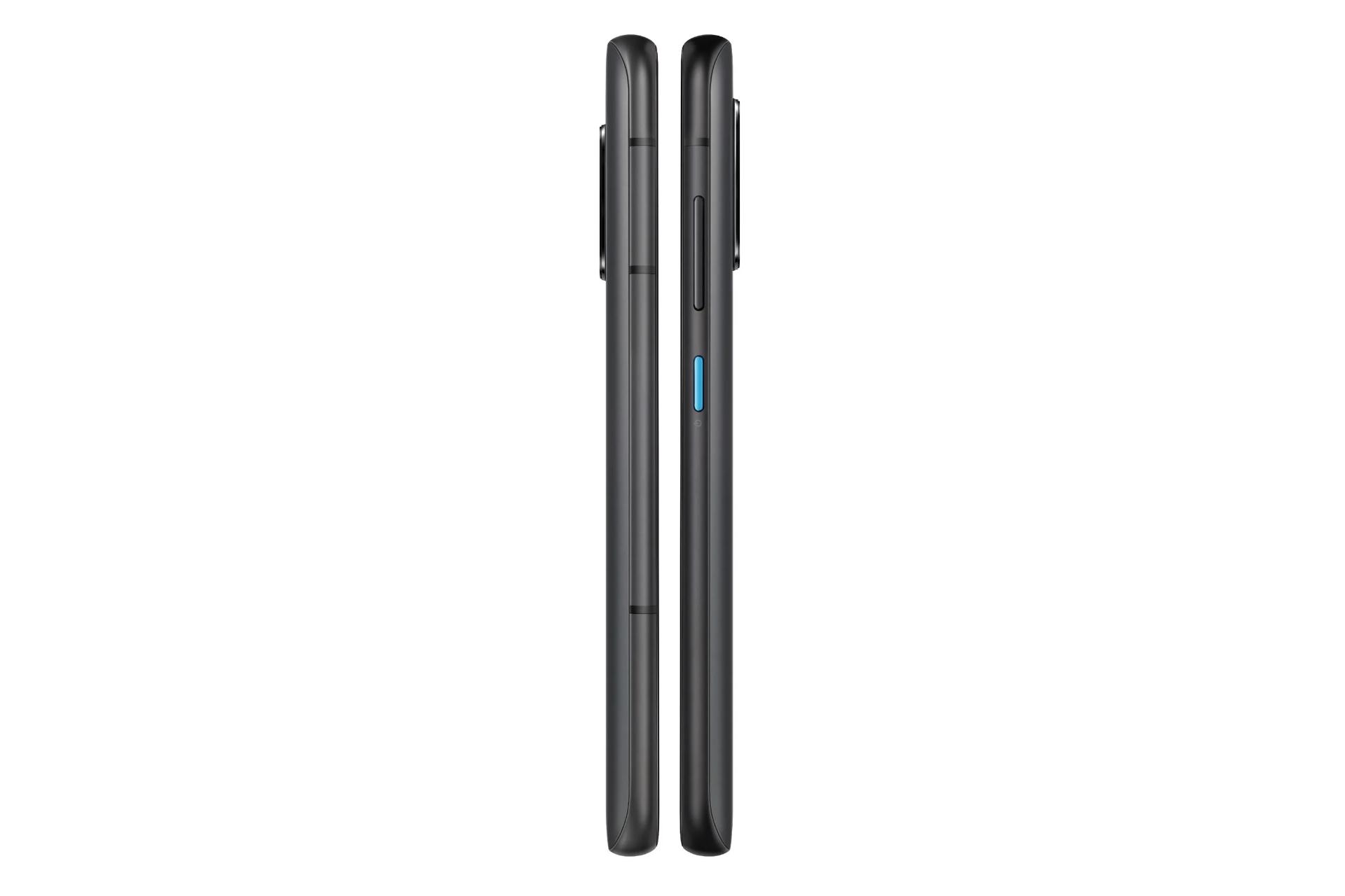 نمای جانبی گوشی موبایل ذن فون 8 ایسوس Asus Zenfone 8 خاکستری