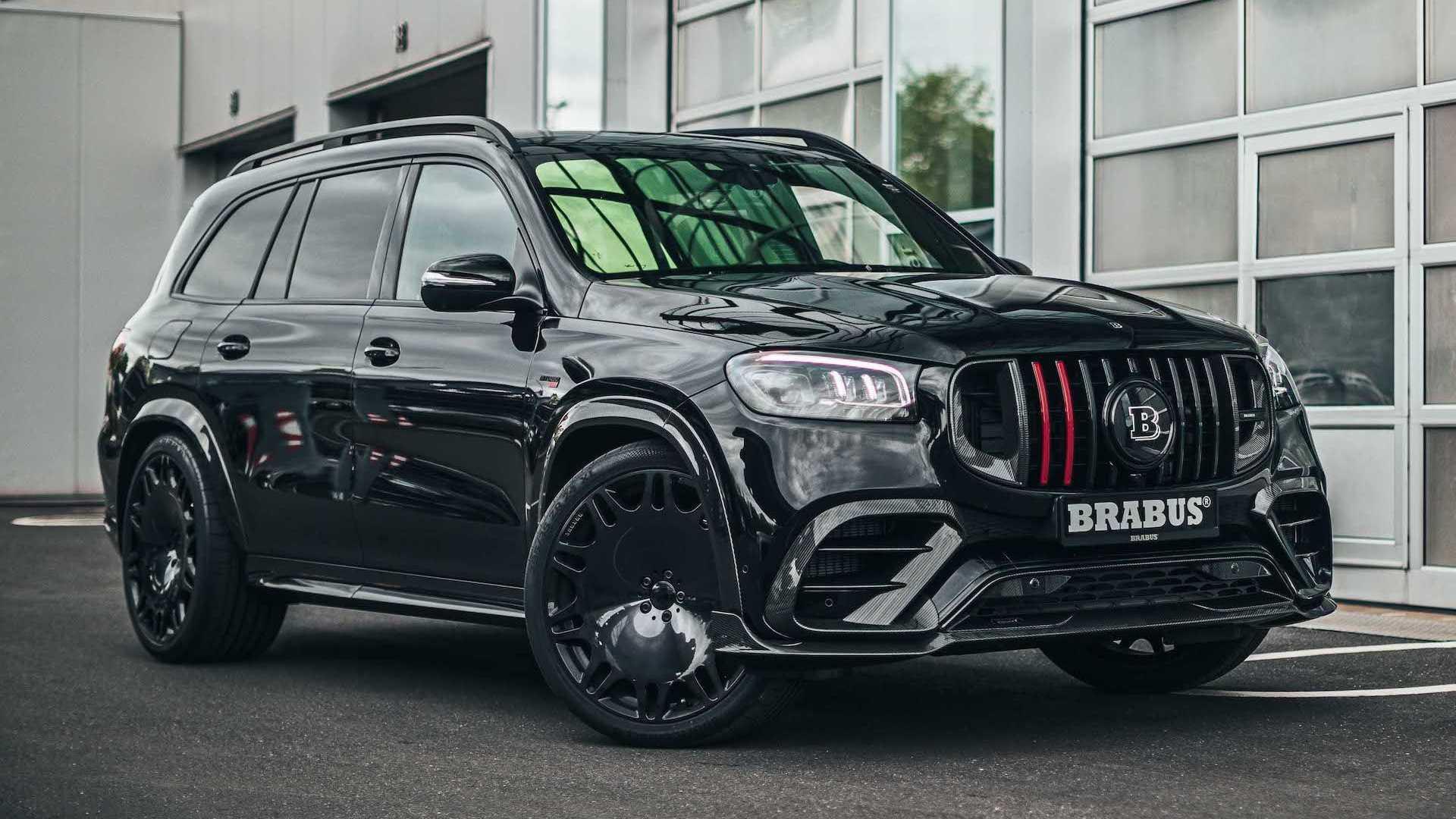 چراغ جلو شاسی بلند برابوس مرسدس آ ام گ جی ال اس 63 / Brabus Mercedes-AMG GLS 63 مشکی رنگ