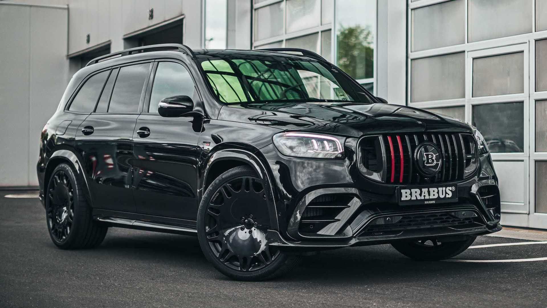 چراغ جلو شاسی بلند برابوس مرسدس آ ام گ جی ال اس 63 / Brabus Mercedes-AMG GLS 63 مشکی رنگ