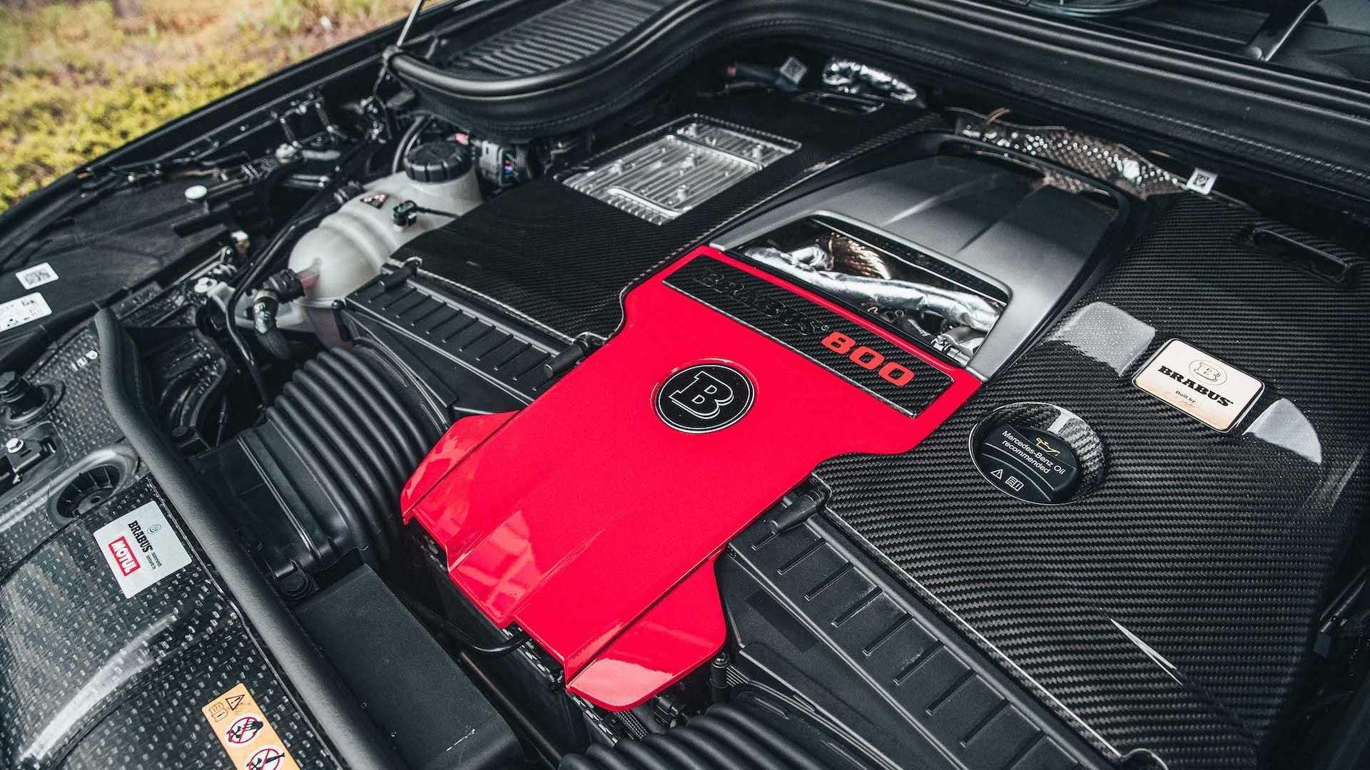 پیشرانه شاسی بلند برابوس مرسدس آ ام گ جی ال اس 63 / Brabus Mercedes-AMG GLS 63 مشکی رنگ