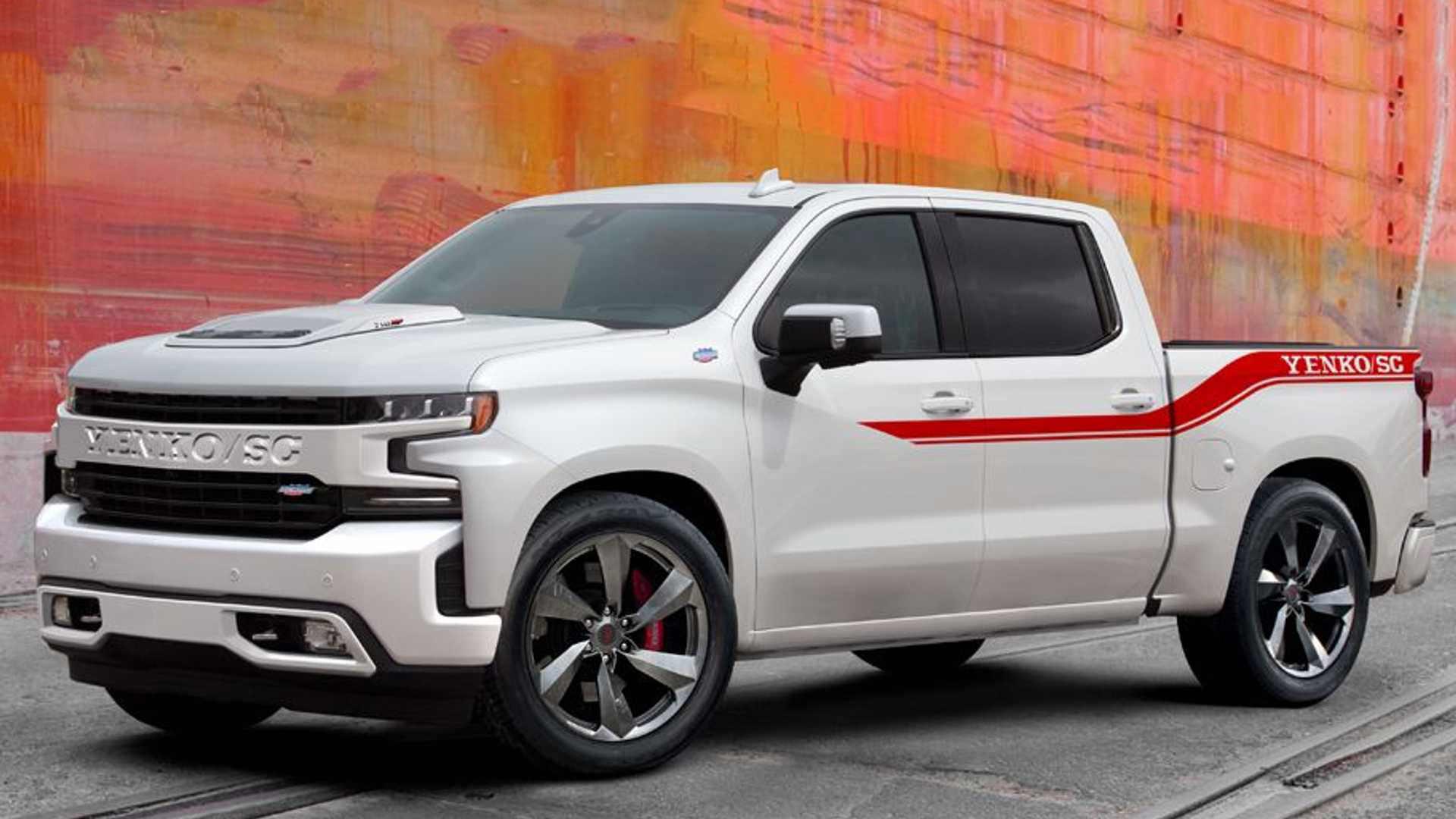 نمای سه چهارم پیکاپ شورولت سیلورادو ینکو / SVE Chevrolet YENKO Silverado
