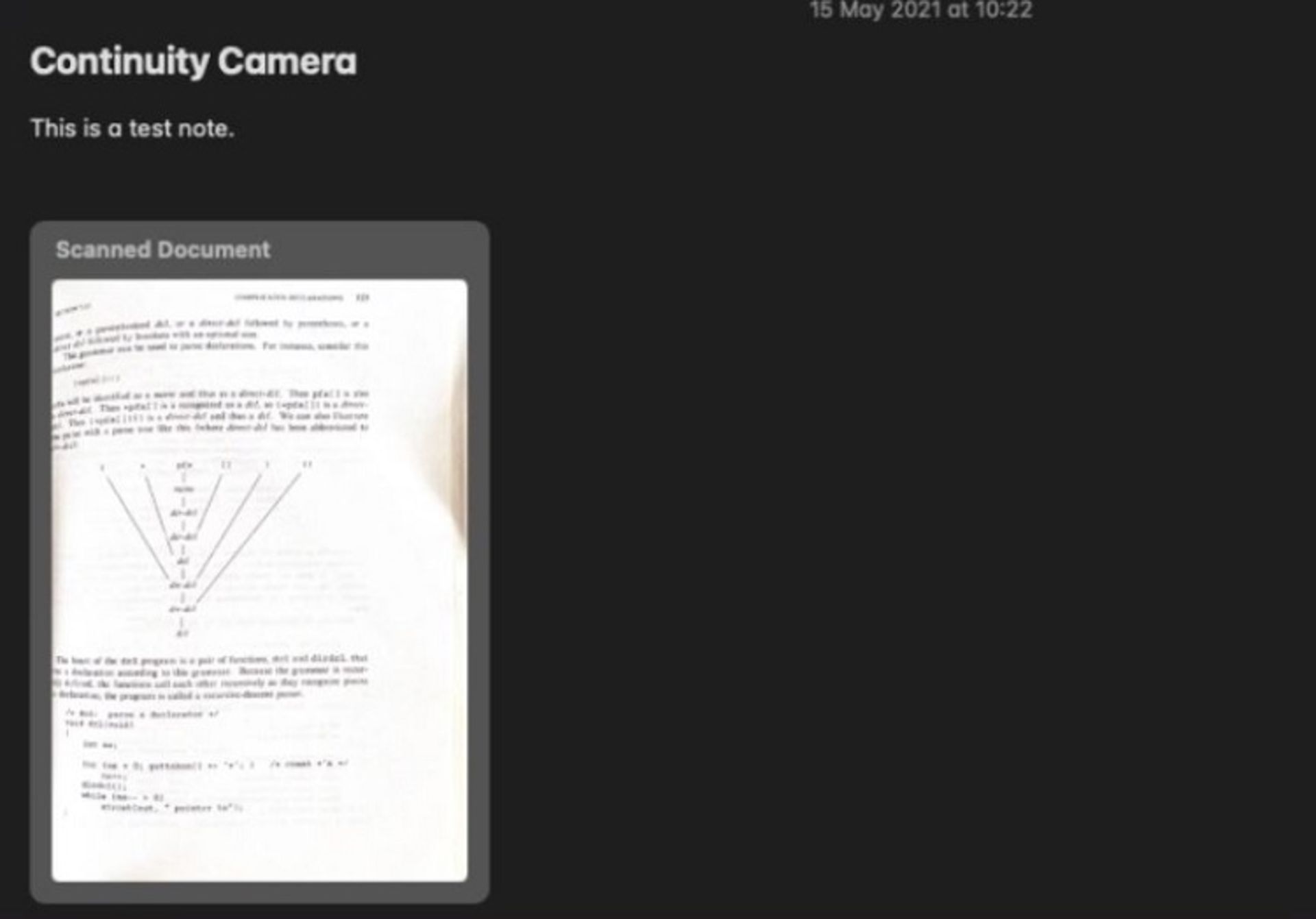 اسکن مدارک در مک با Continuity Camera 
