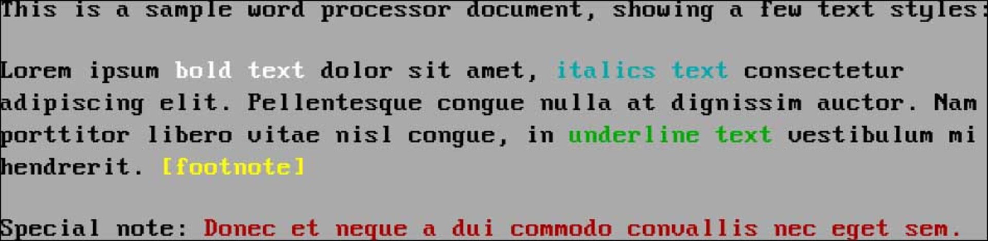 مثال واژه پرداز داس 3