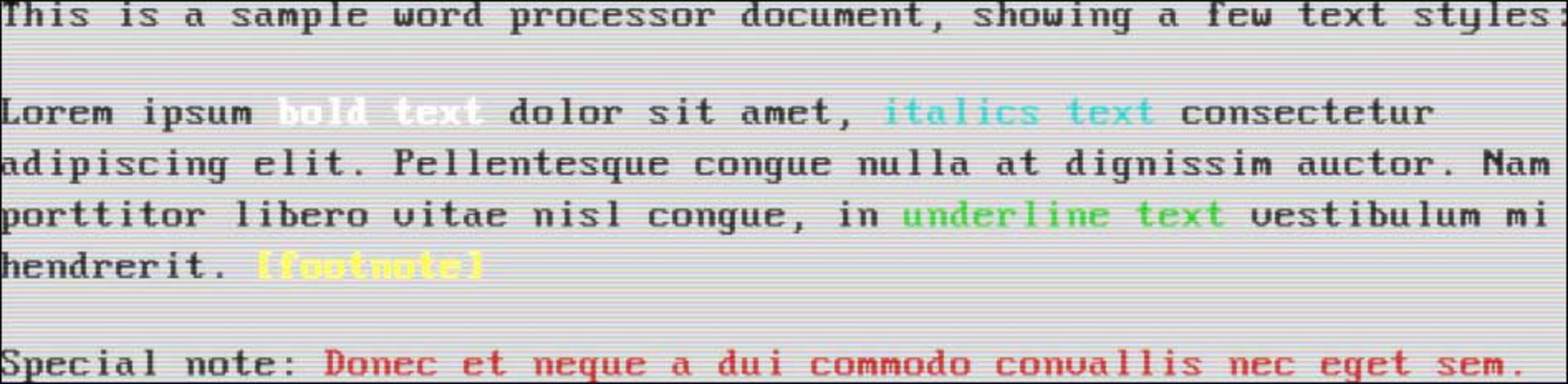 مثال واژه پرداز داس 8