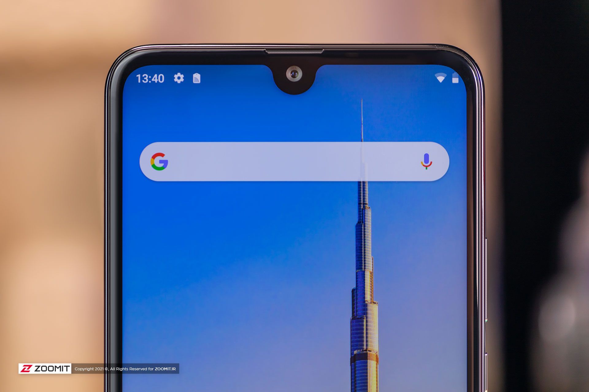 بریدگی دوربین سلفی گوشی انرجایزر U710s