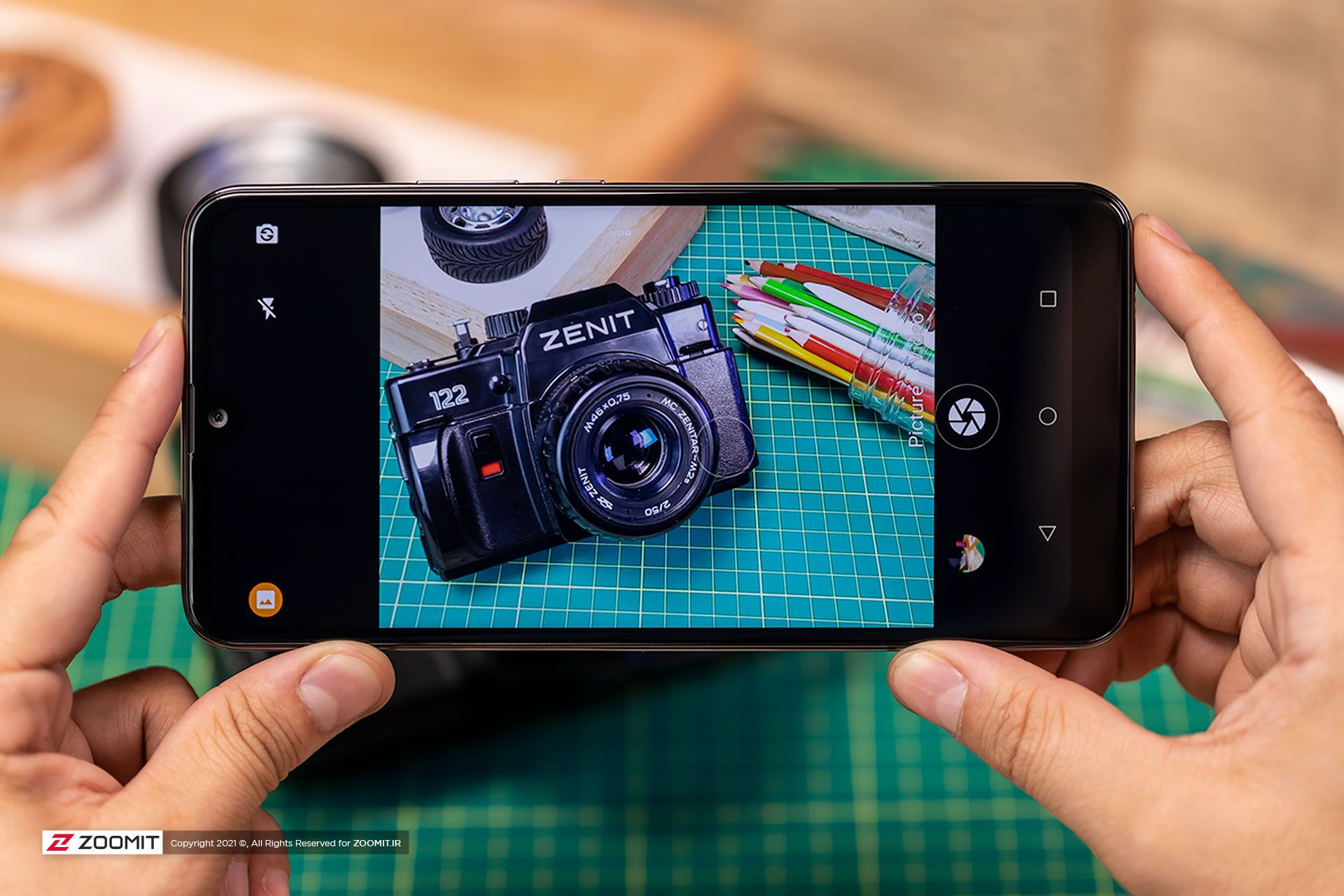 عکاسی با گوشی انرجایزر U710s