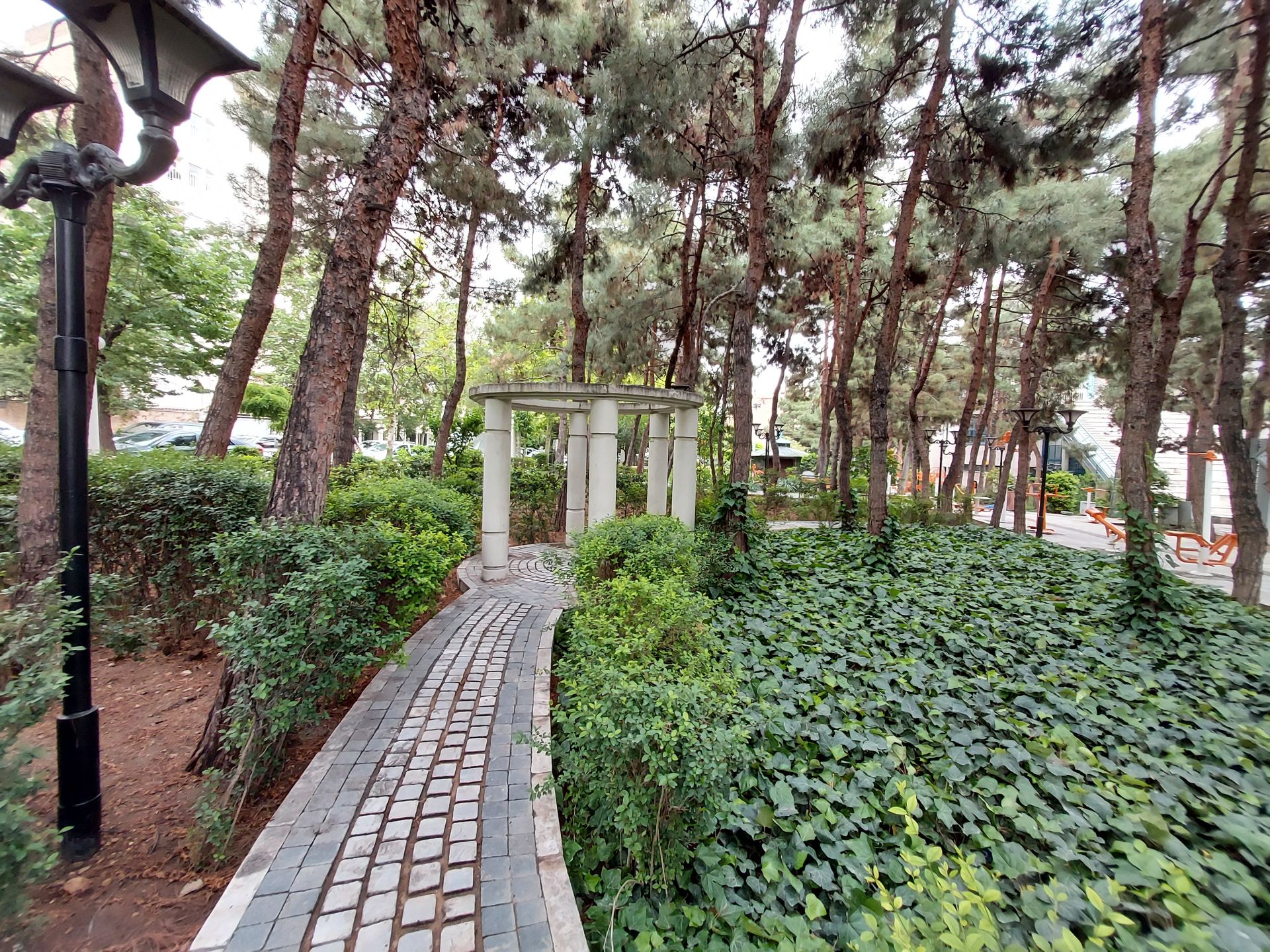 عکس نمونه دوربین اولتراواید گلکسی A42 سامسونگ - نمایی از پارک صبا خیابان جردن