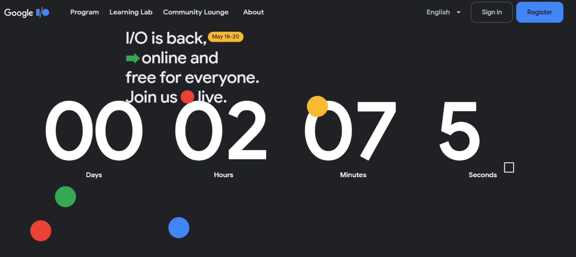 تایمر کنفرانس گوگل