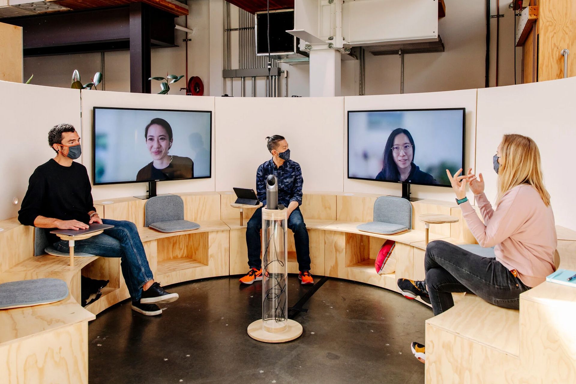 بازطراحی دفاتر کاری گوگل بعد از کرونا تصویر اول