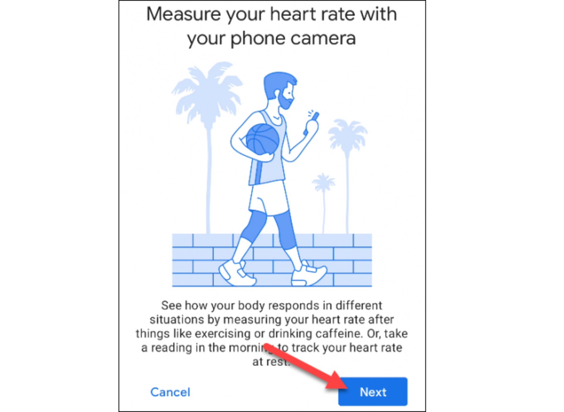 تنظیمات اولیه google fit