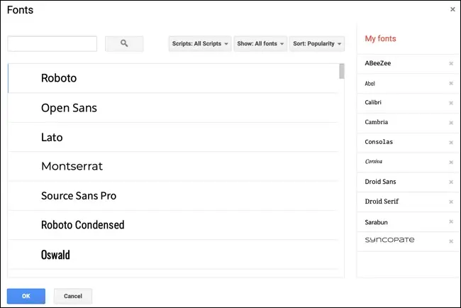 روش پیدا کردن، افزودن و حذف فونت‌ها از Google Docs - 2