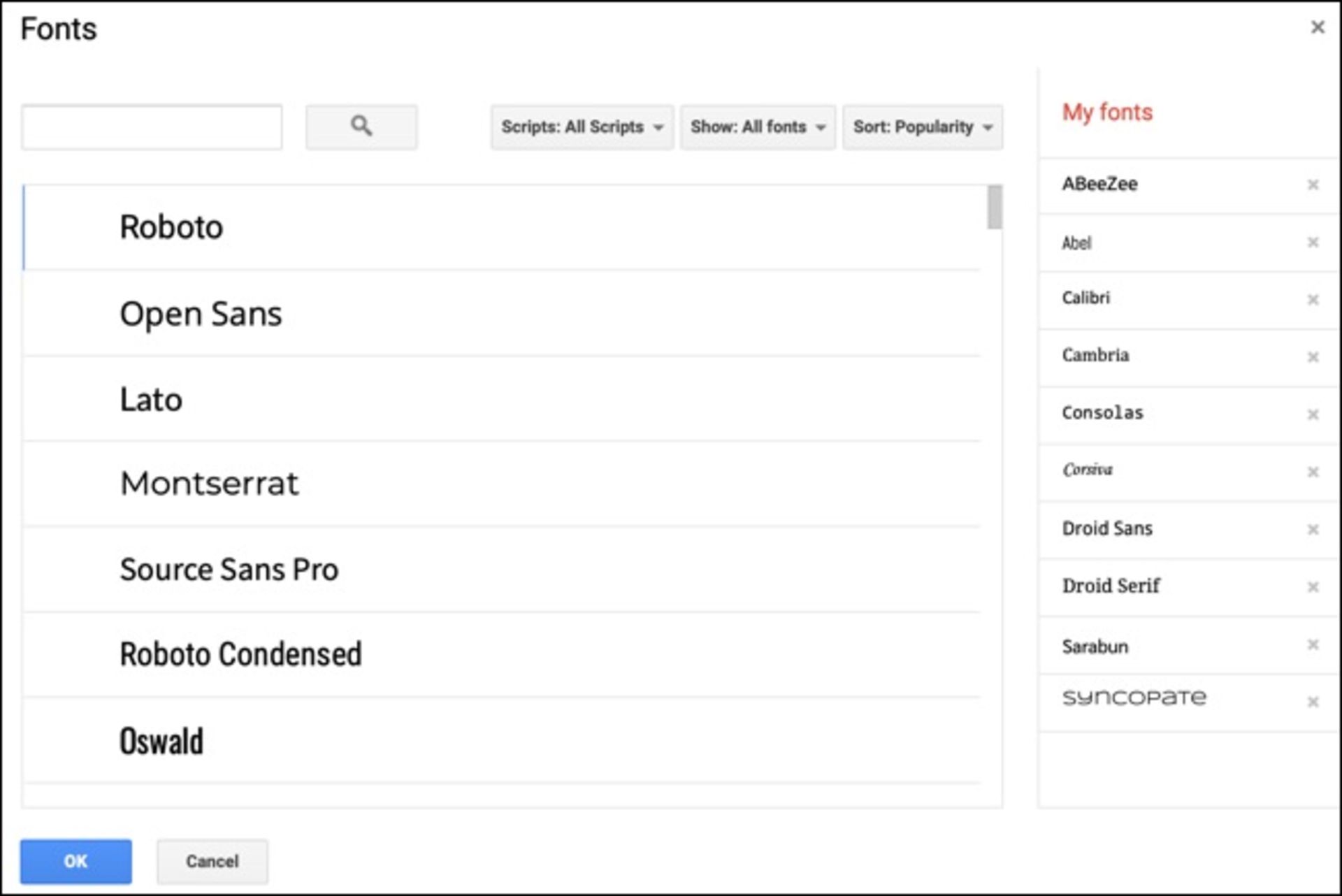روش پیدا کردن، افزودن و حذف فونت‌ها از Google Docs - 2