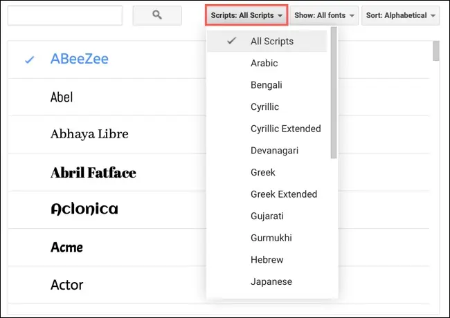 روش پیدا کردن، افزودن و حذف فونت‌ها از Google Docs - 4