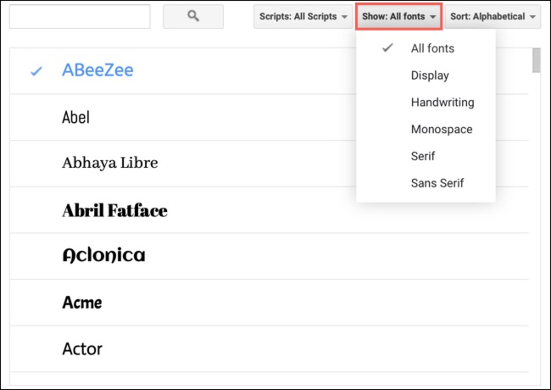 روش پیدا کردن، افزودن و حذف فونت‌ها از Google Docs - 5