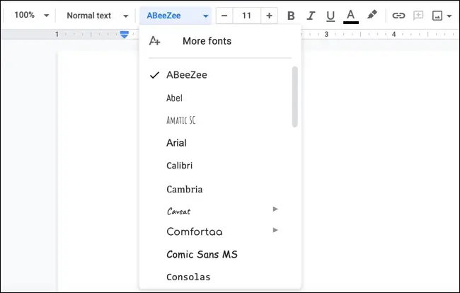 روش پیدا کردن، افزودن و حذف فونت‌ها از Google Docs - 8
