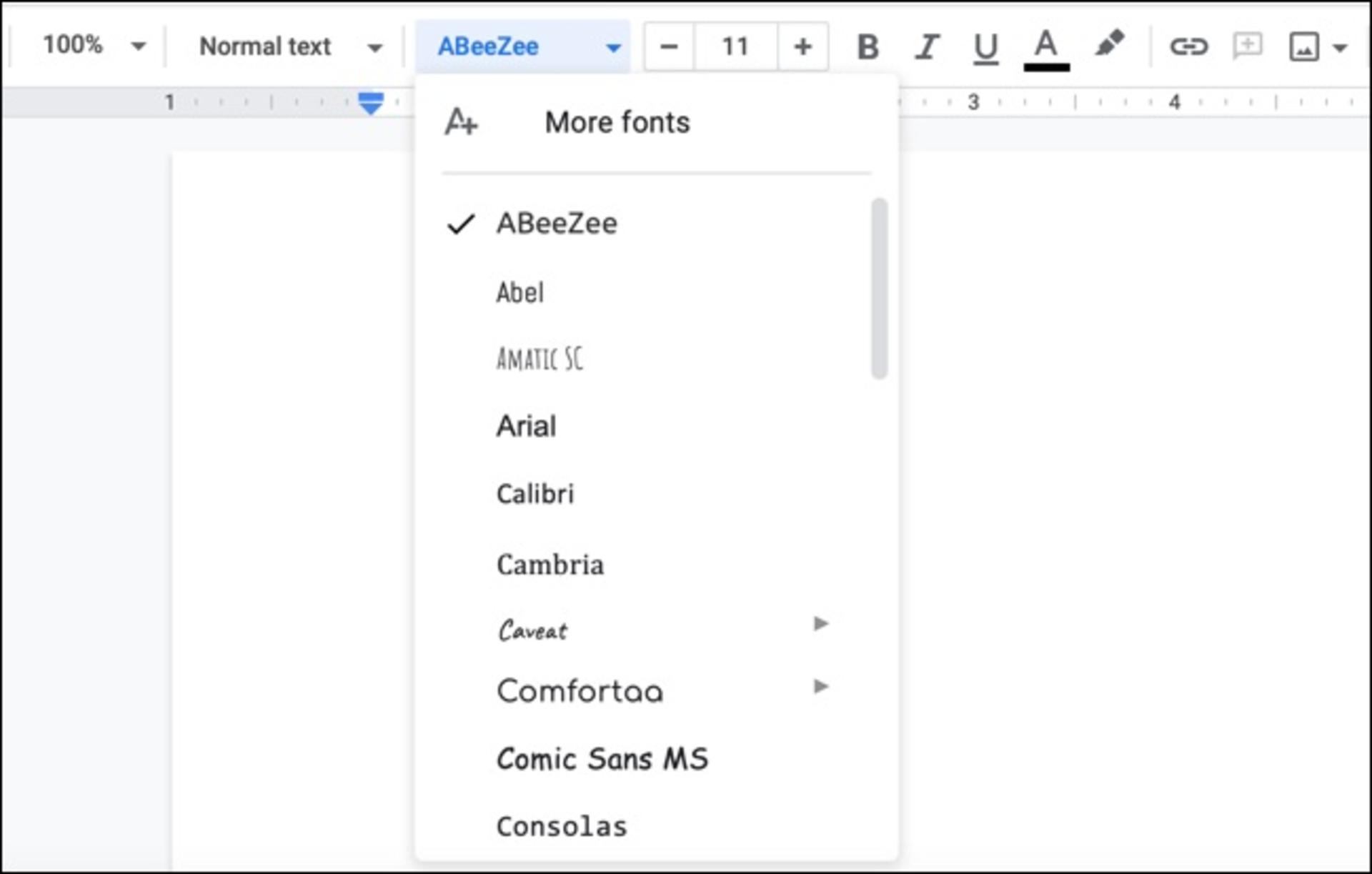 روش پیدا کردن، افزودن و حذف فونت‌ها از Google Docs - 8