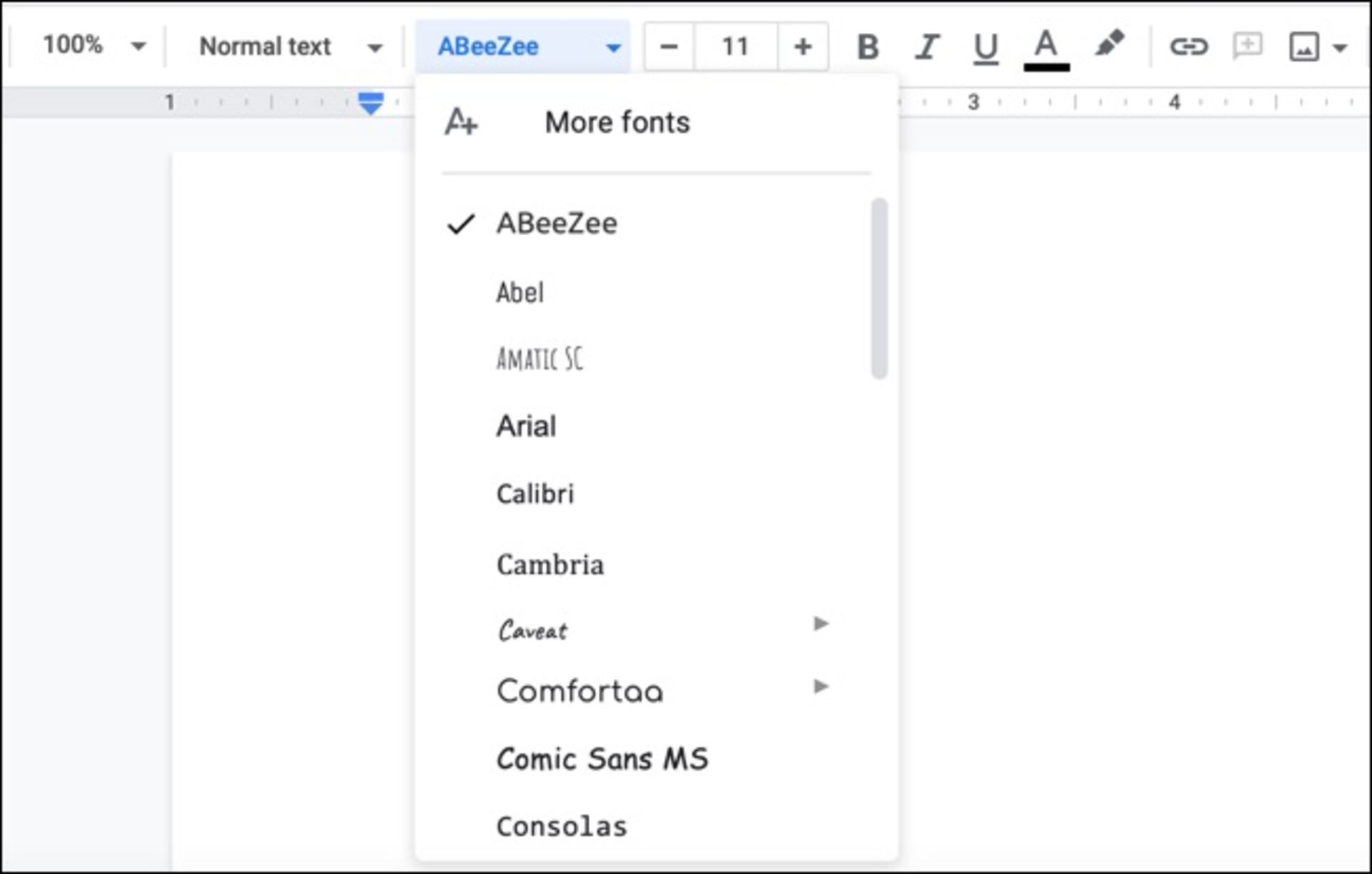 روش پیدا کردن، افزودن و حذف فونت‌ها از Google Docs - 8
