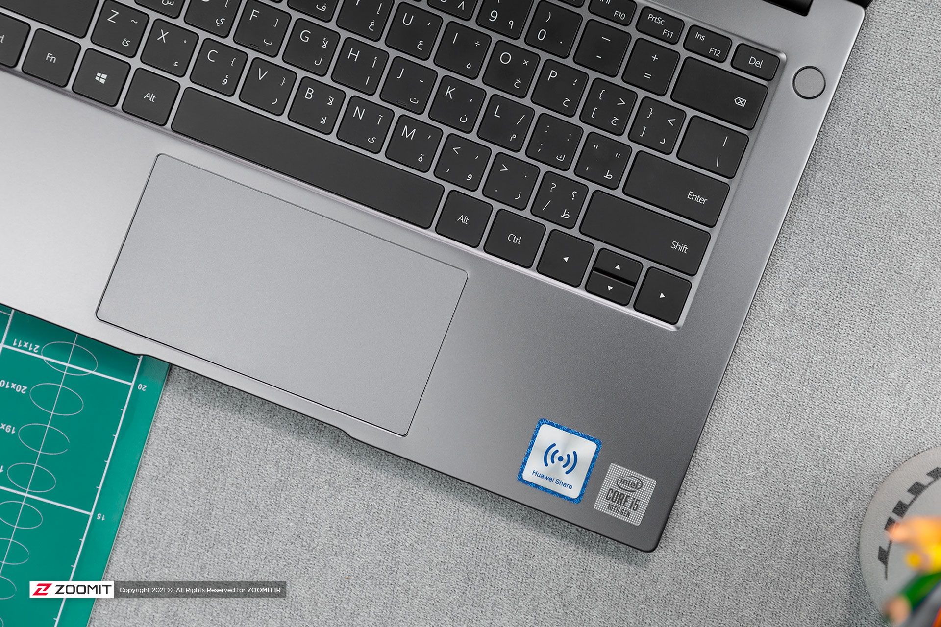 کیبورد و ترک پد لپ تاپ هواوی میت بوک D 14