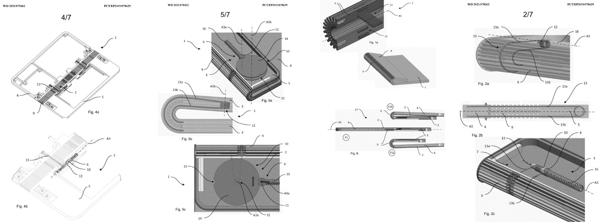 پتنت مکانیزم لولا گوشی تاشدنی هواوی شبیه سرفیس بوک مایکروسافت